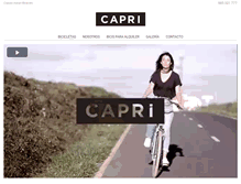 Tablet Screenshot of capribikes.com